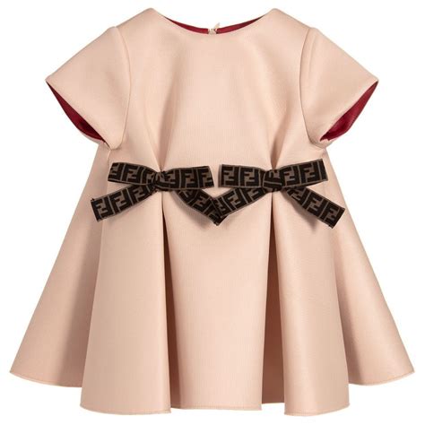 fendi pink dress kids|fendi kids size 9.